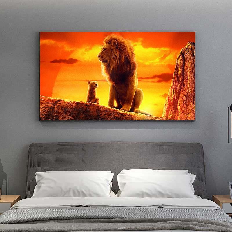 The Lion King Movie Canvas Posters and Prints Wall Art-Unframed